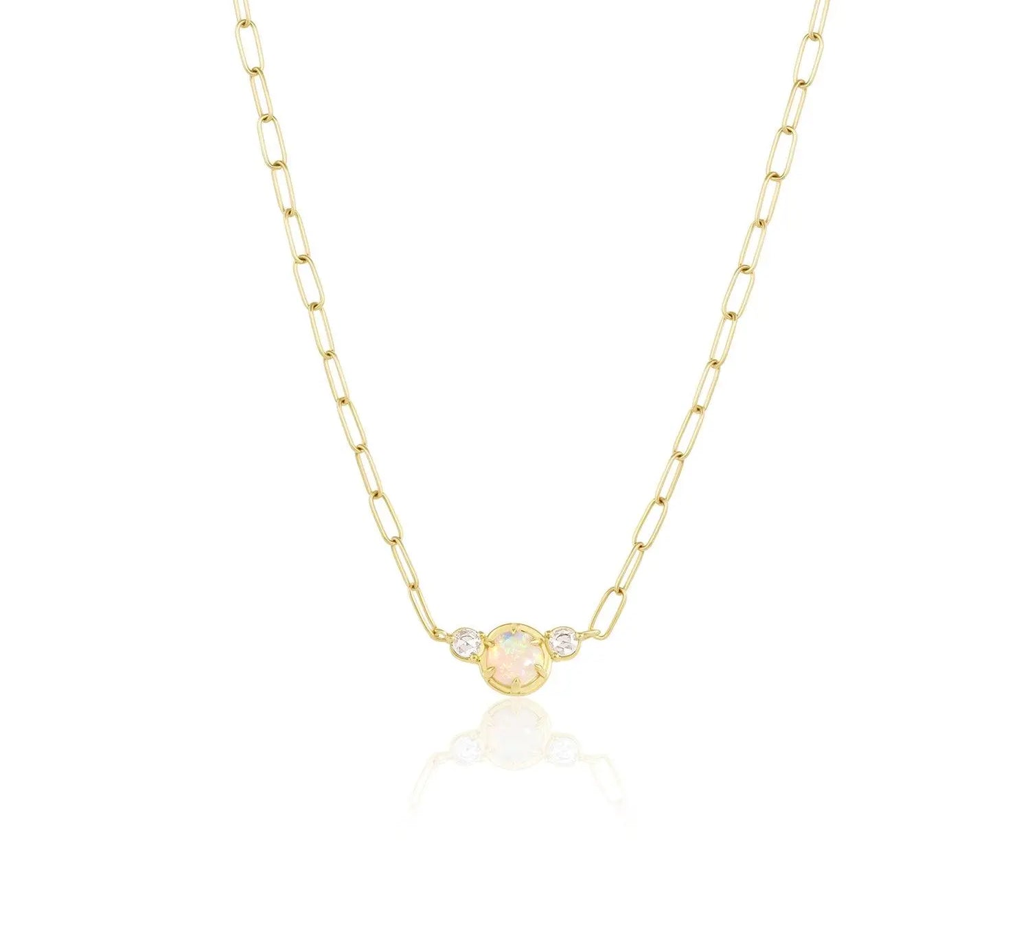 Juliette Opal Necklace [Yellow Gold]