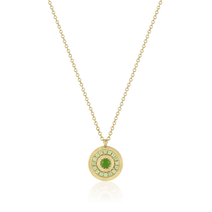 Mini Diopside & Peridot Le Femme Amulet