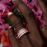 White Diamond Whisper Half Eternity Band - Marrow Fine