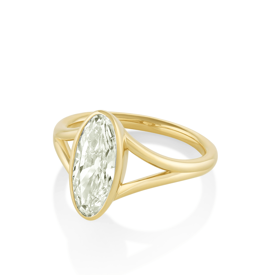 1.53ct Moval Colette Engagement Ring [YELLOW GOLD]