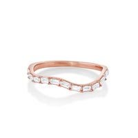 white diamond reflection band [ROSE GOLD]